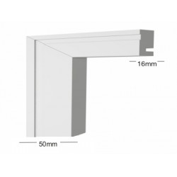 GN/BR 405 - Guarnição Branca com Friso.